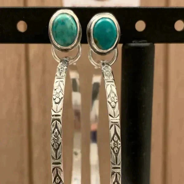 Vintage Onyx Boho Ohrringe