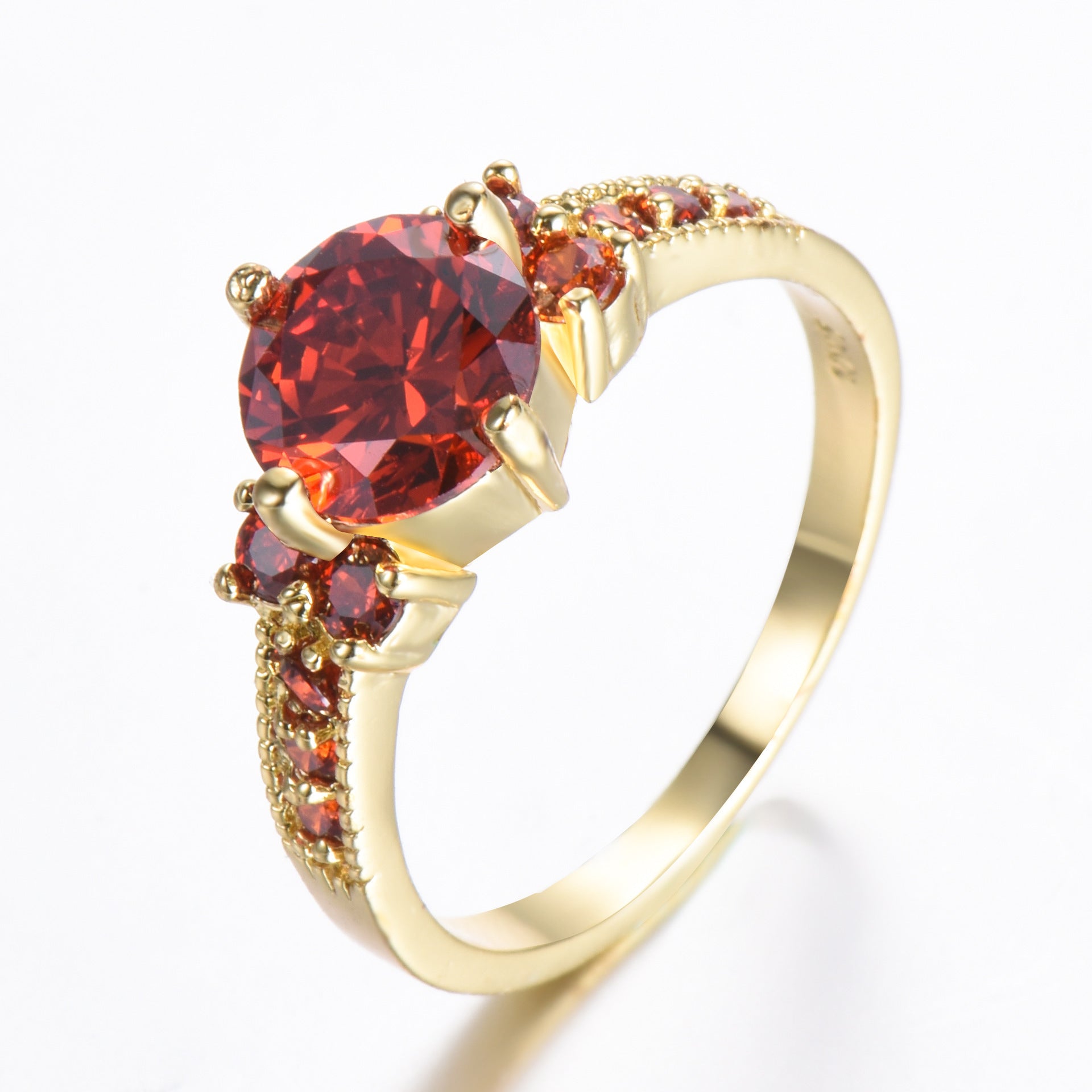 Eleganter Gold Skulpturenring