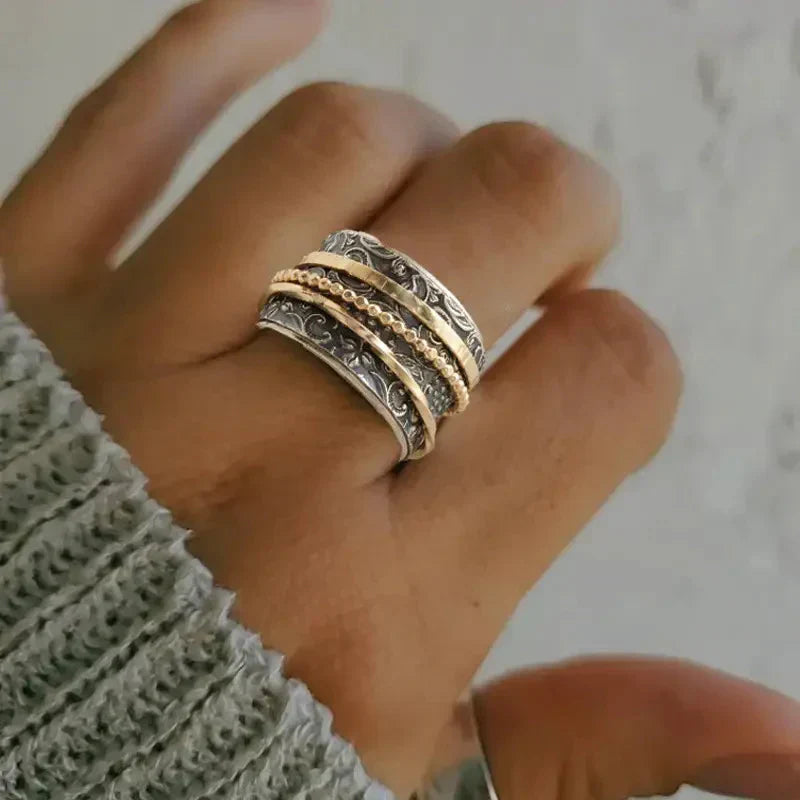Vintage Gold & Silber Antiker Ring