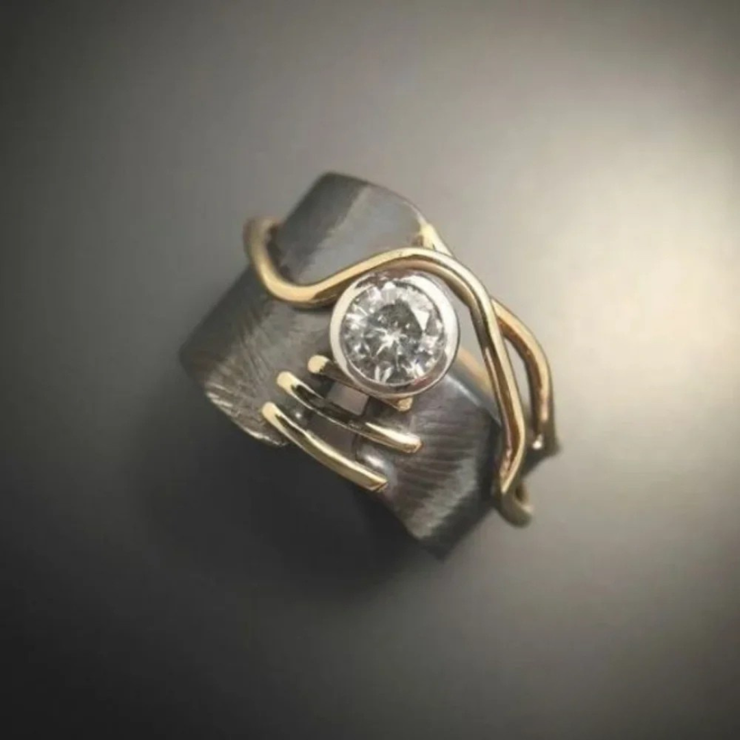Vintage Silber Glow Ring
