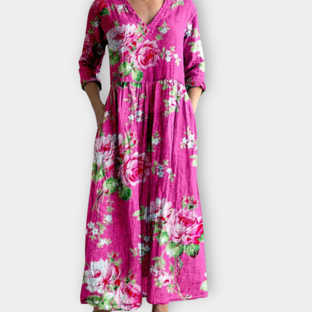 Almara | Boho Maxi Dress Made of Soft Premium Fabric