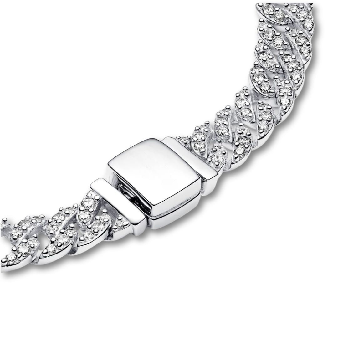 Moissanit Cuban Armband