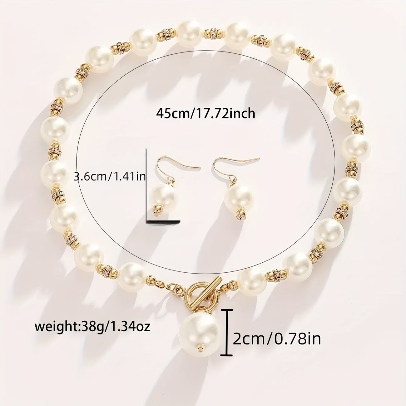 Chunky Perlen-Halsketten-Set