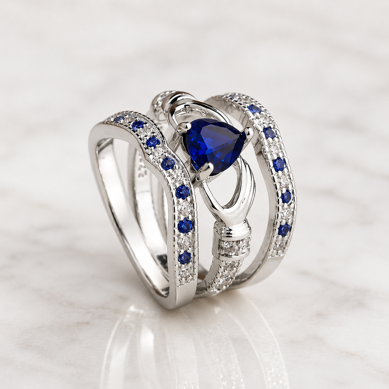 Eternal Lux Azura Ring-Set
