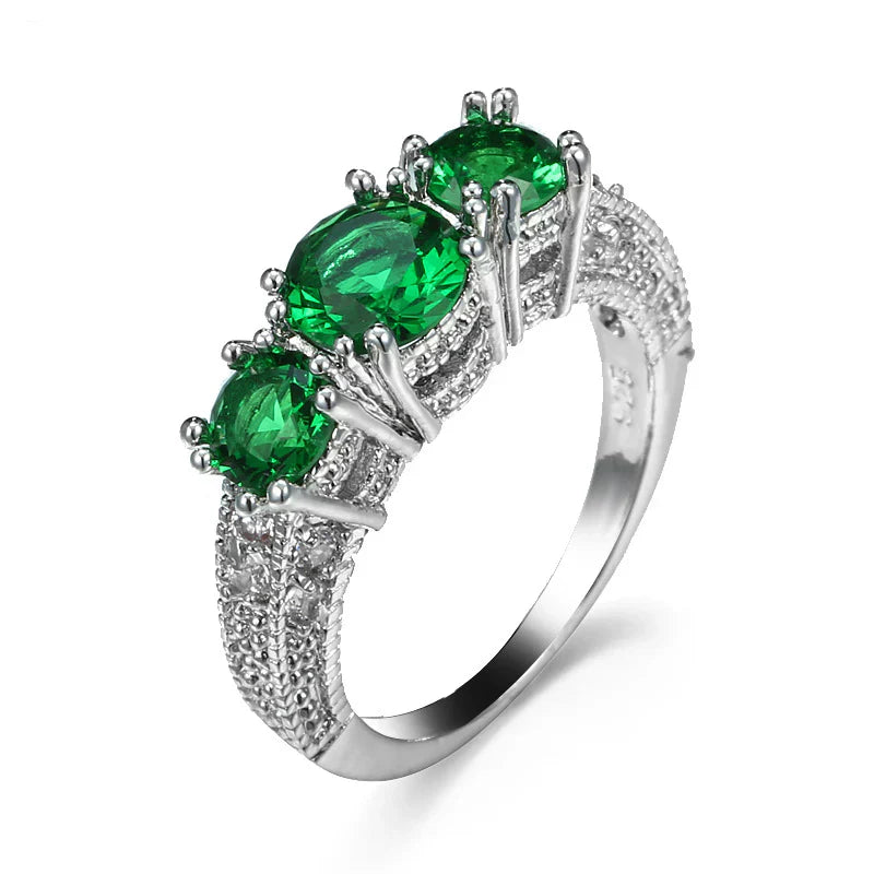 Mayfair Smaragdgrüner Ring