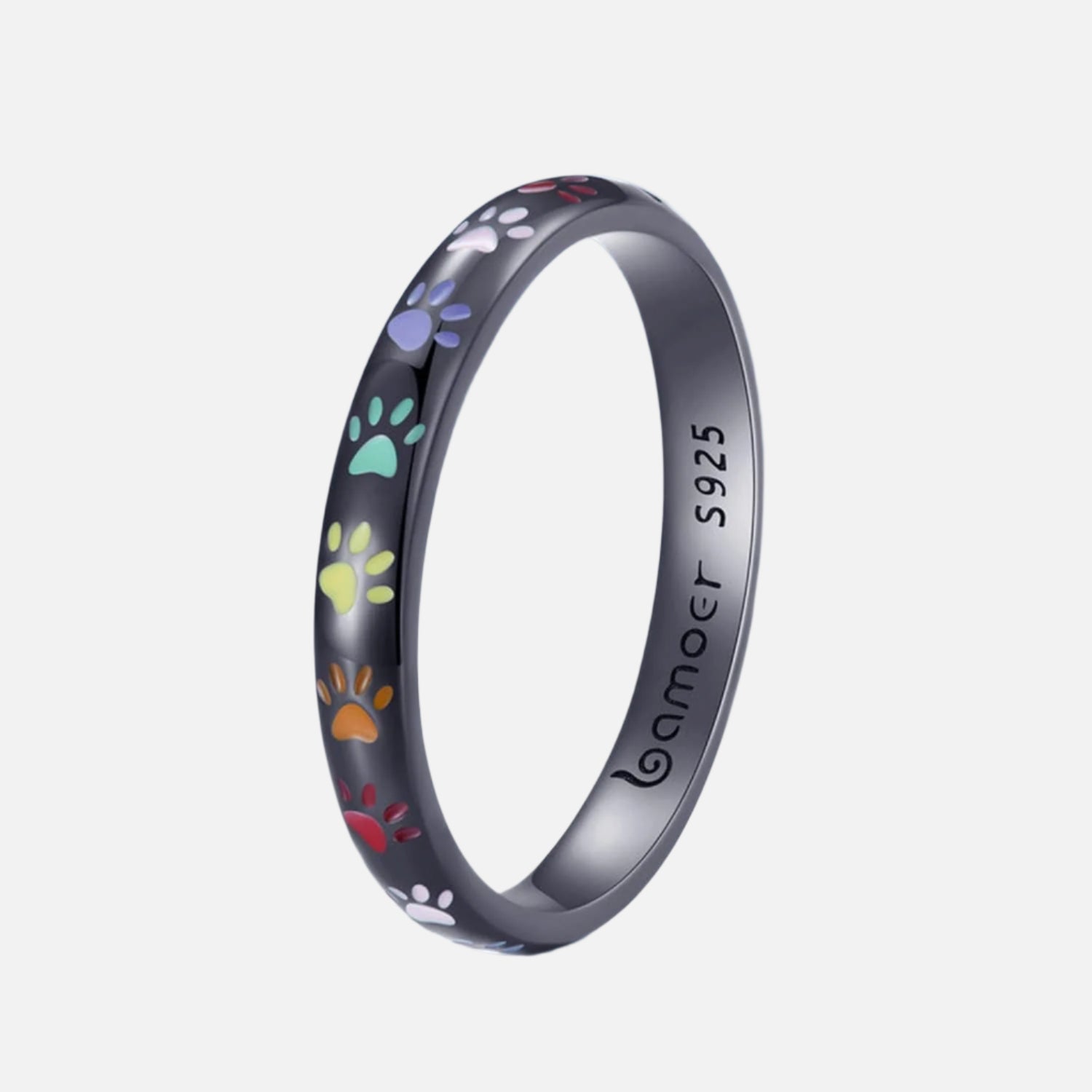 Sterling Silberring mit Pfoten-Design