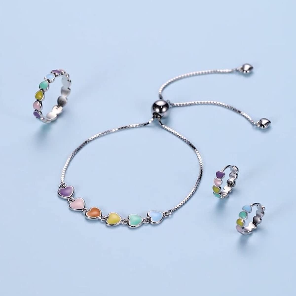Sterling Silber Pfotenabdruck-Armband – Verstellbare Passform