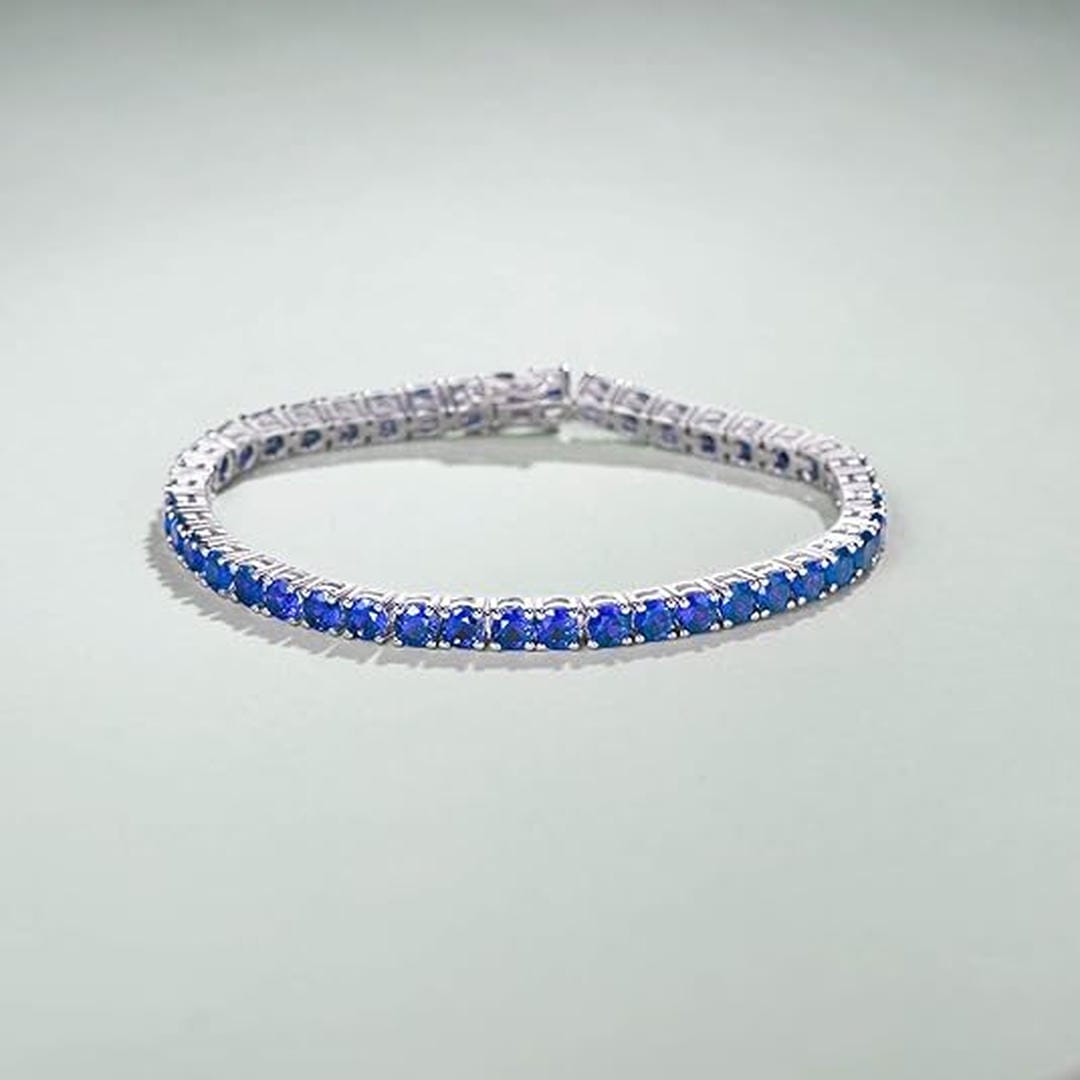 Saphir-Tennisarmband