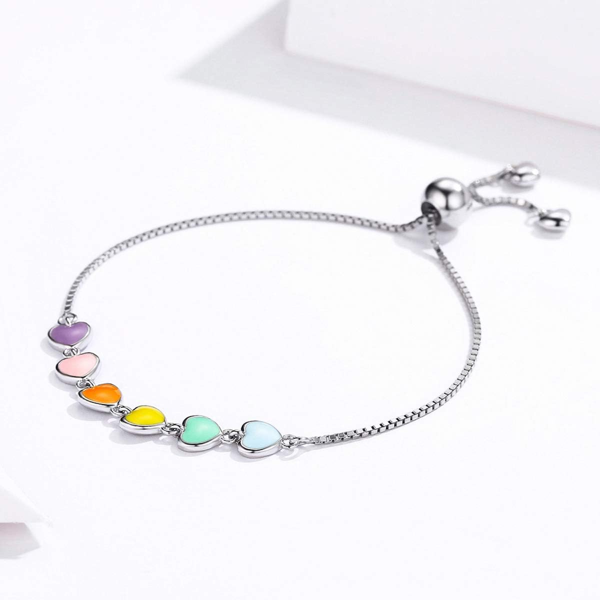 Sterling Silber Pfotenabdruck-Armband – Verstellbare Passform