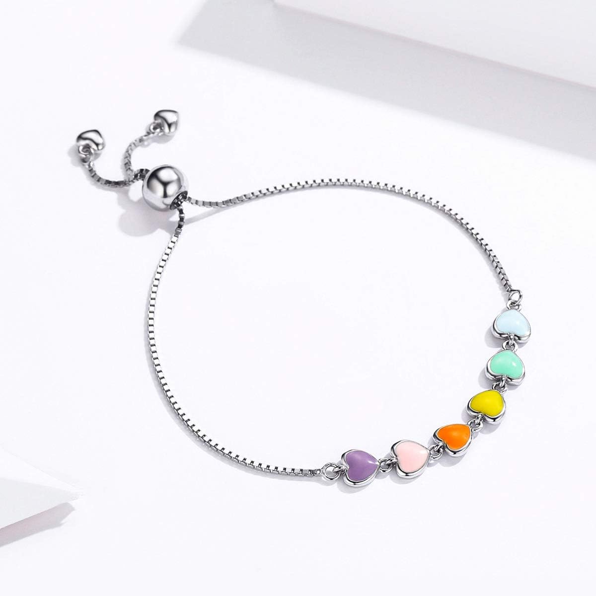 Sterling Silber Pfotenabdruck-Armband – Verstellbare Passform