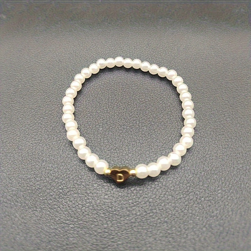 Chic A-Z Herz Initial Armband