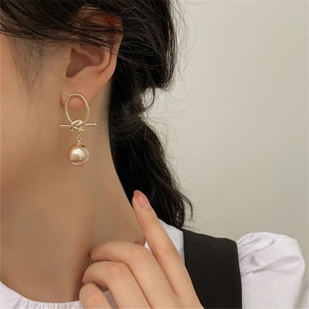 Elegante Perlenohrringe