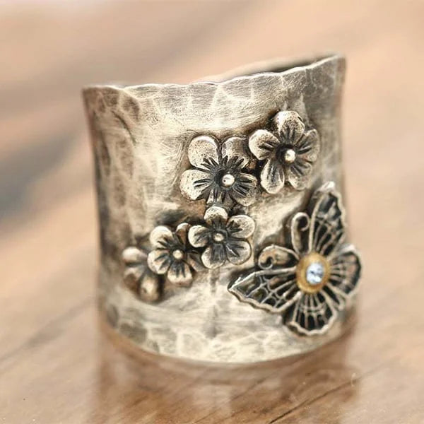Bienenblumen-Schmetterlings-Breiter Ring