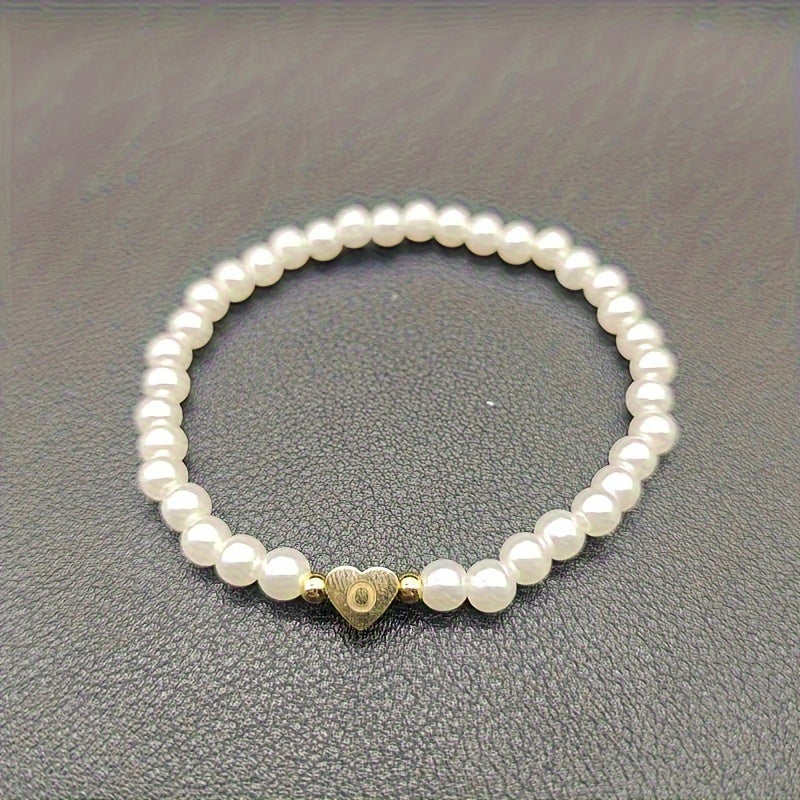 Chic A-Z Herz Initial Armband