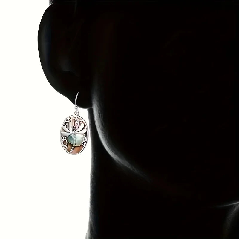Abalone Shell Dragonfly Ohrringe – Symbol für Erneuerung & Anmut