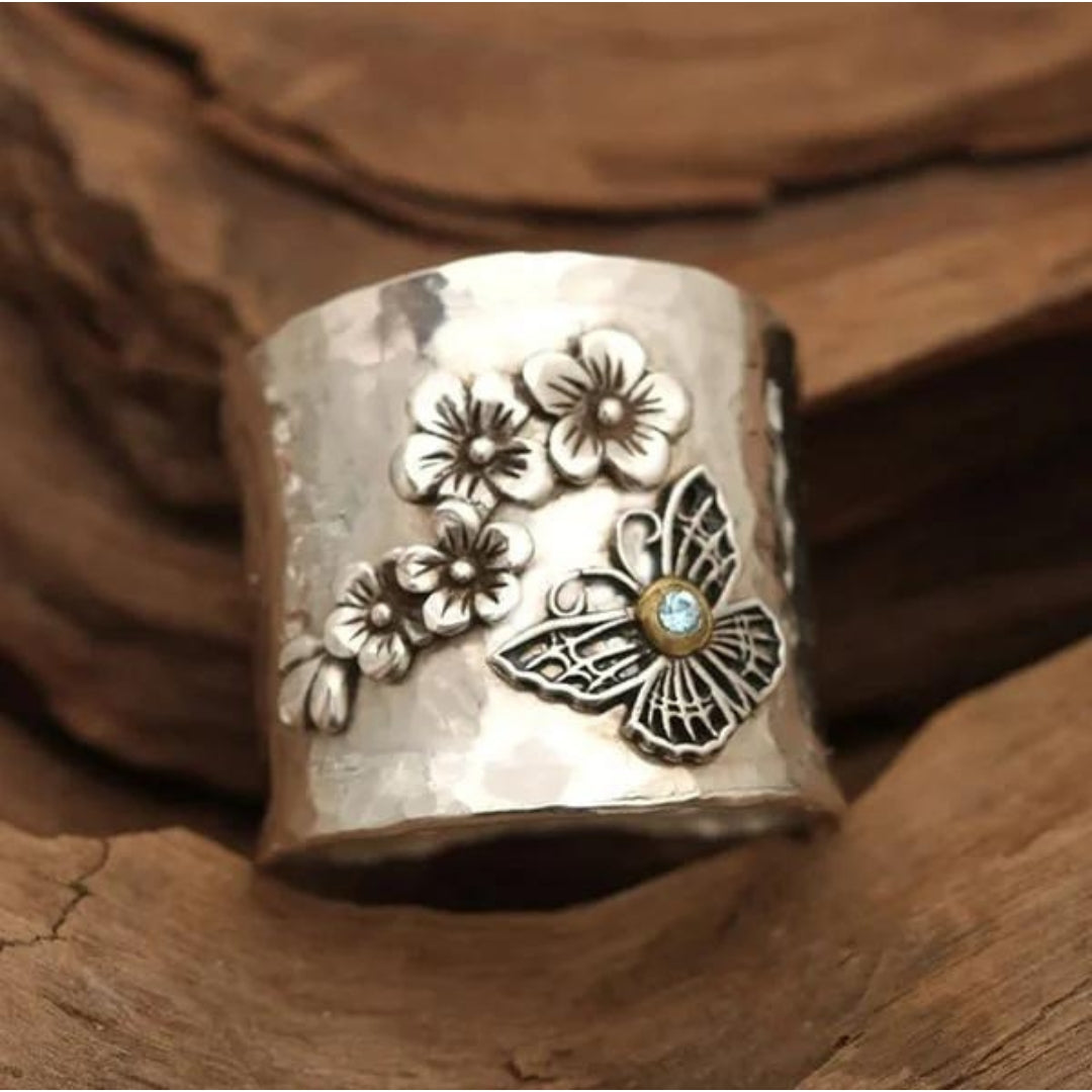 Bienenblumen-Schmetterlings-Breiter Ring
