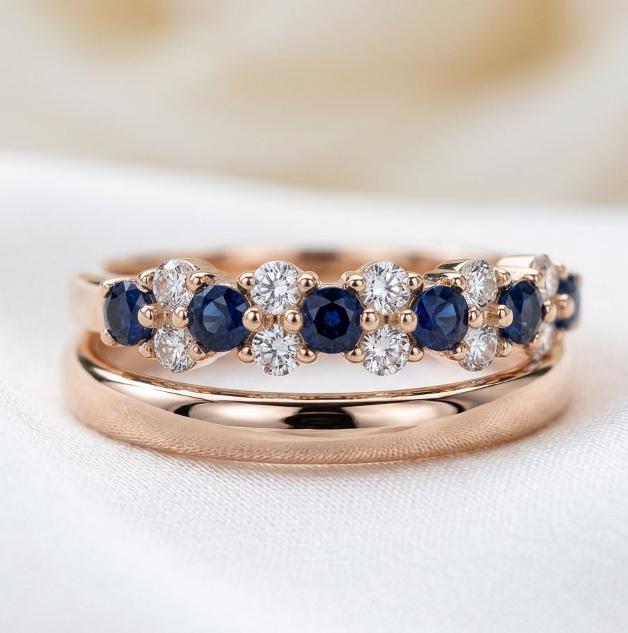 Eleganter Vintage-inspirierter Zirkonring