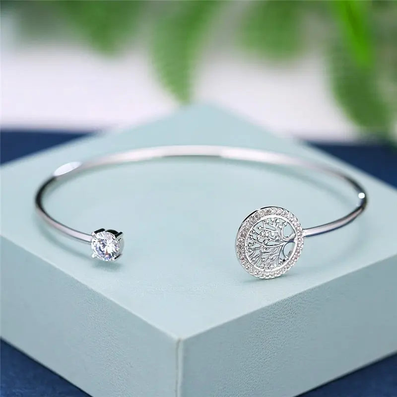 Zeitloser Baum des Lebens Verstellbares Armband