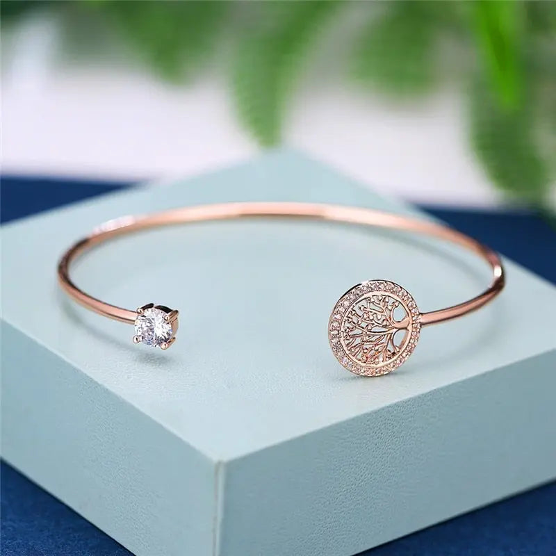 Zeitloser Baum des Lebens Verstellbares Armband