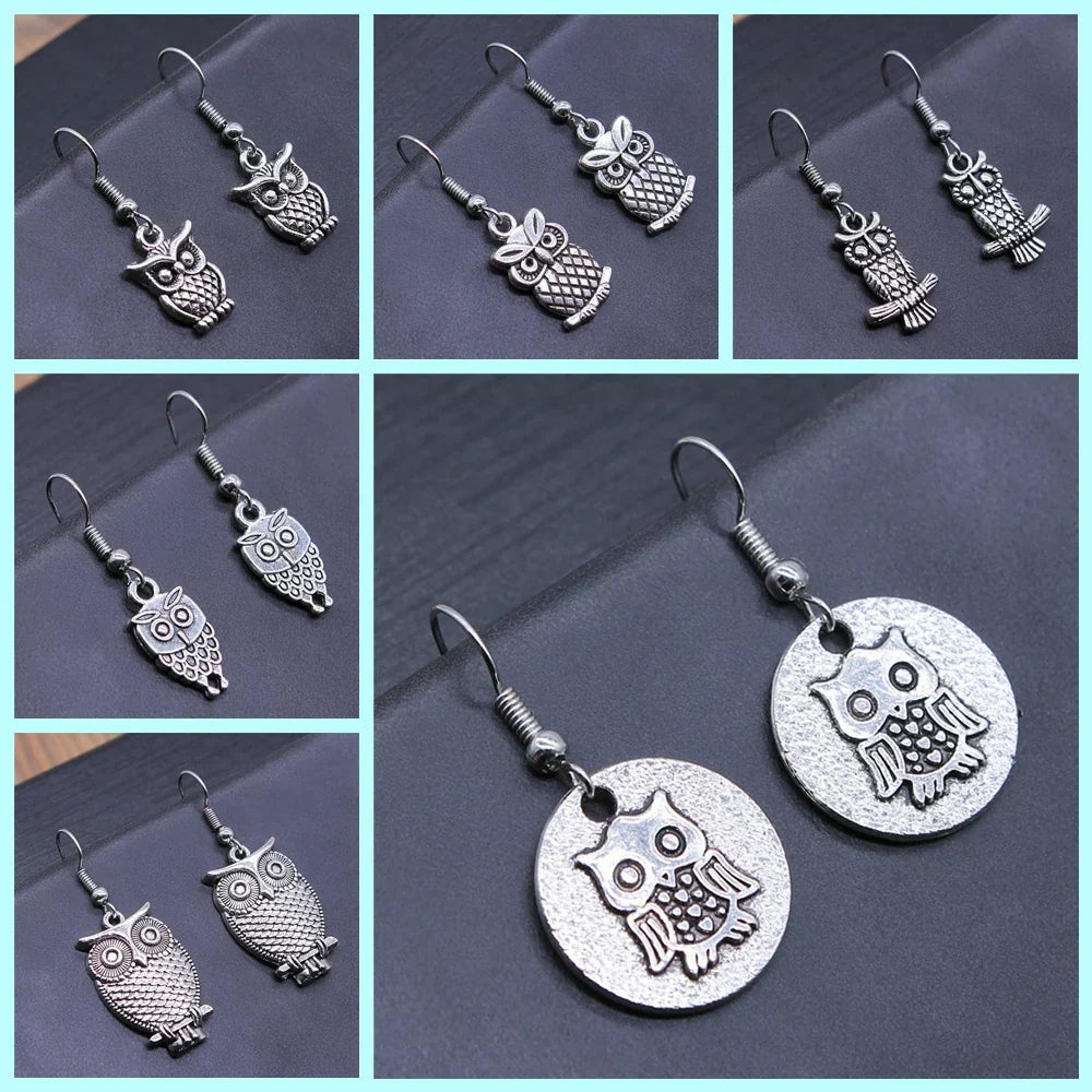 Vintage Eule Bohemian Ohrringe