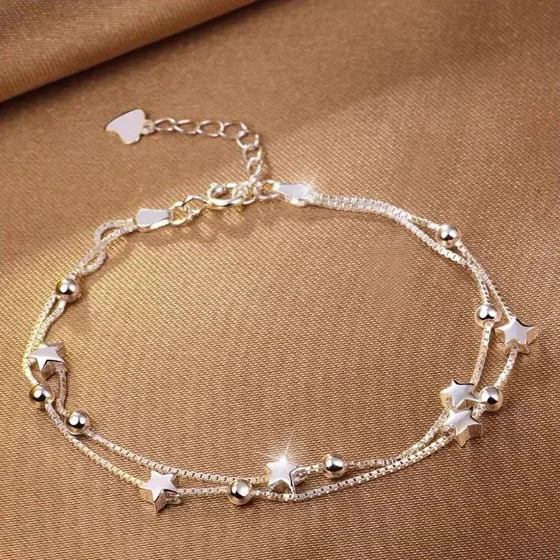 Stern Quasten Kristallarmband