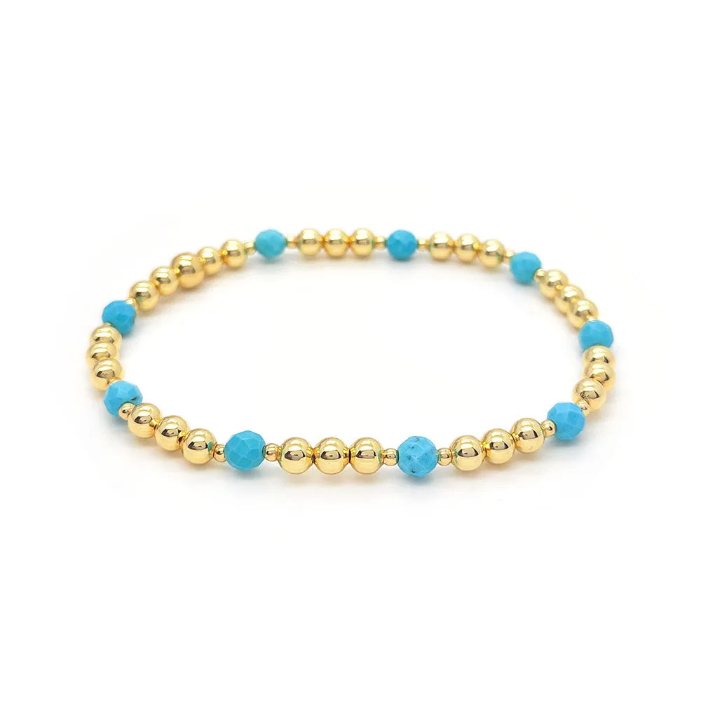 Großes Türkis Charm-Armband