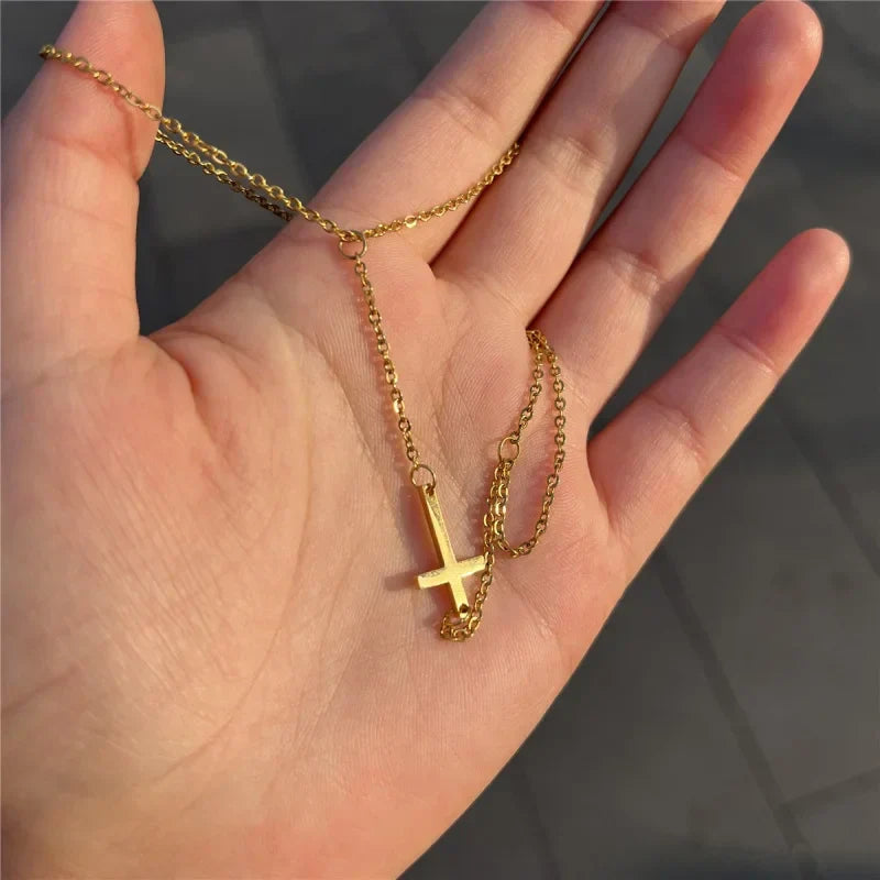 Goldkreuz-Handarmband