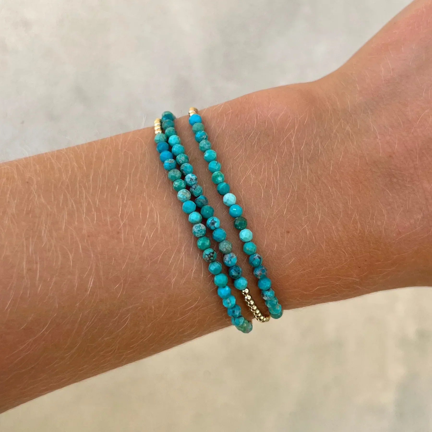 Heritage Türkis Perlenarmband