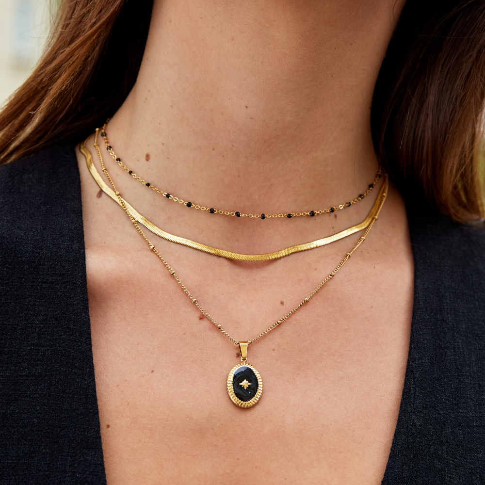 Schlangenkette Gold Halskette