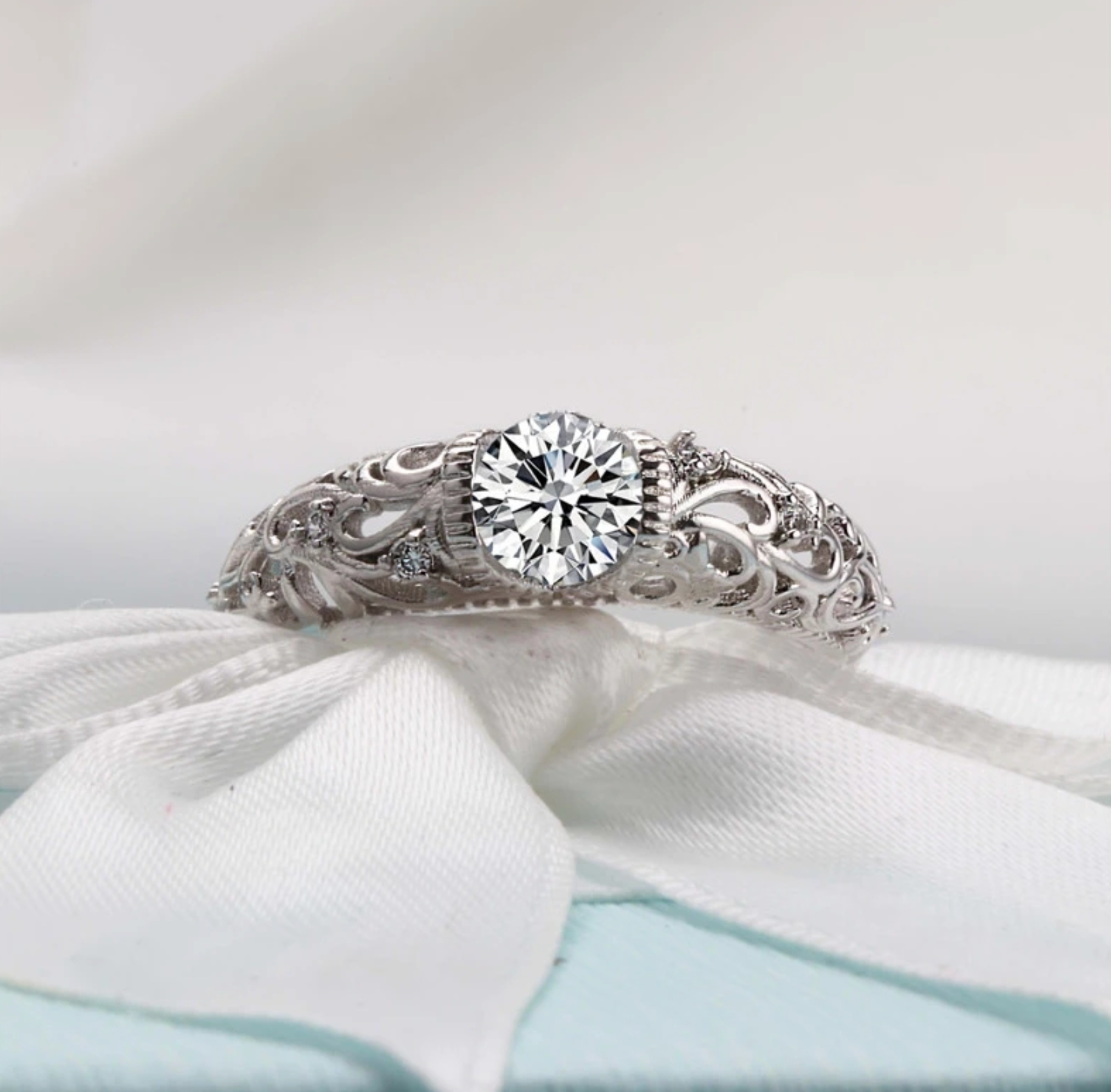 Eleganter Sterlingsilberring