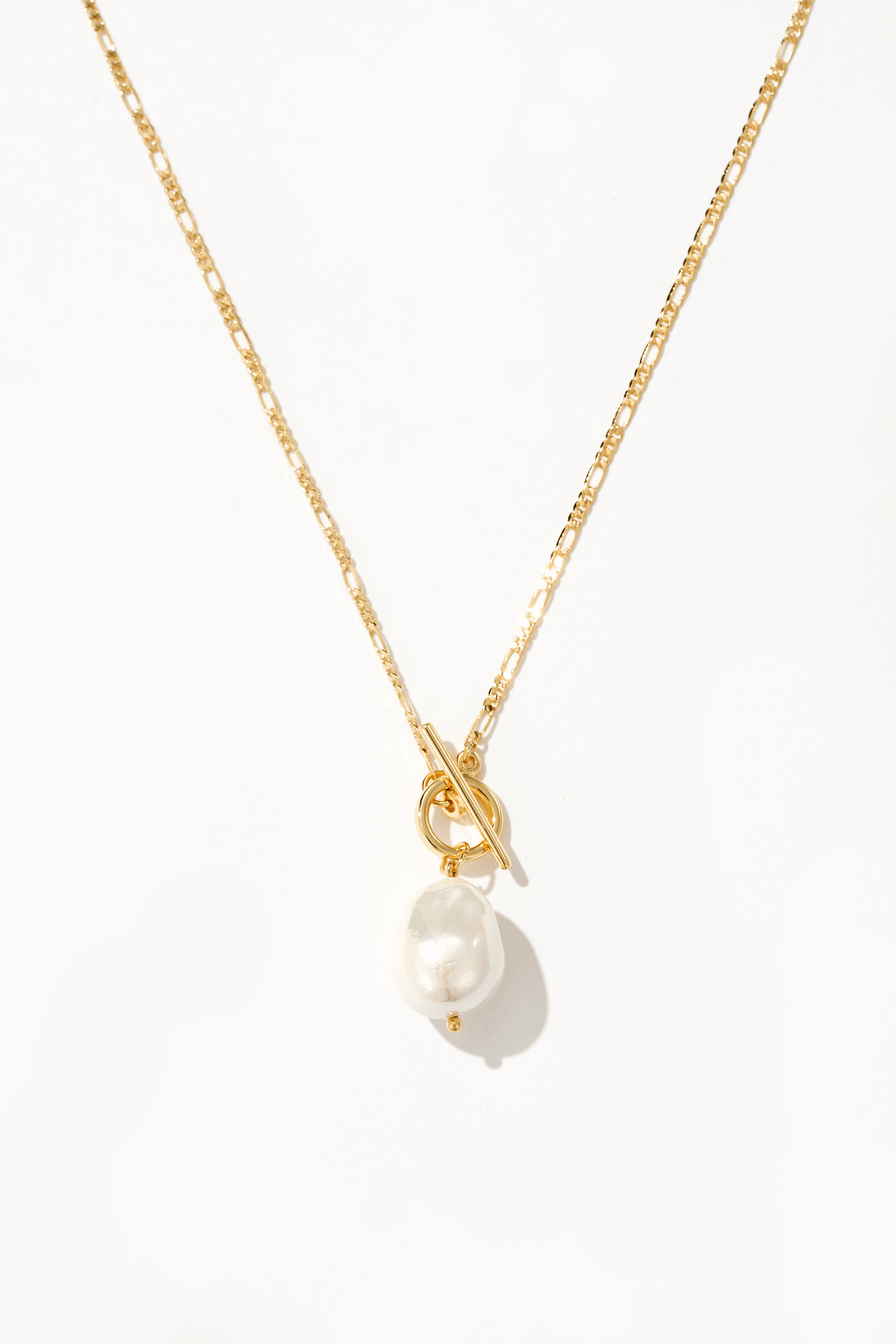 Elegante Goldene Perlenkette