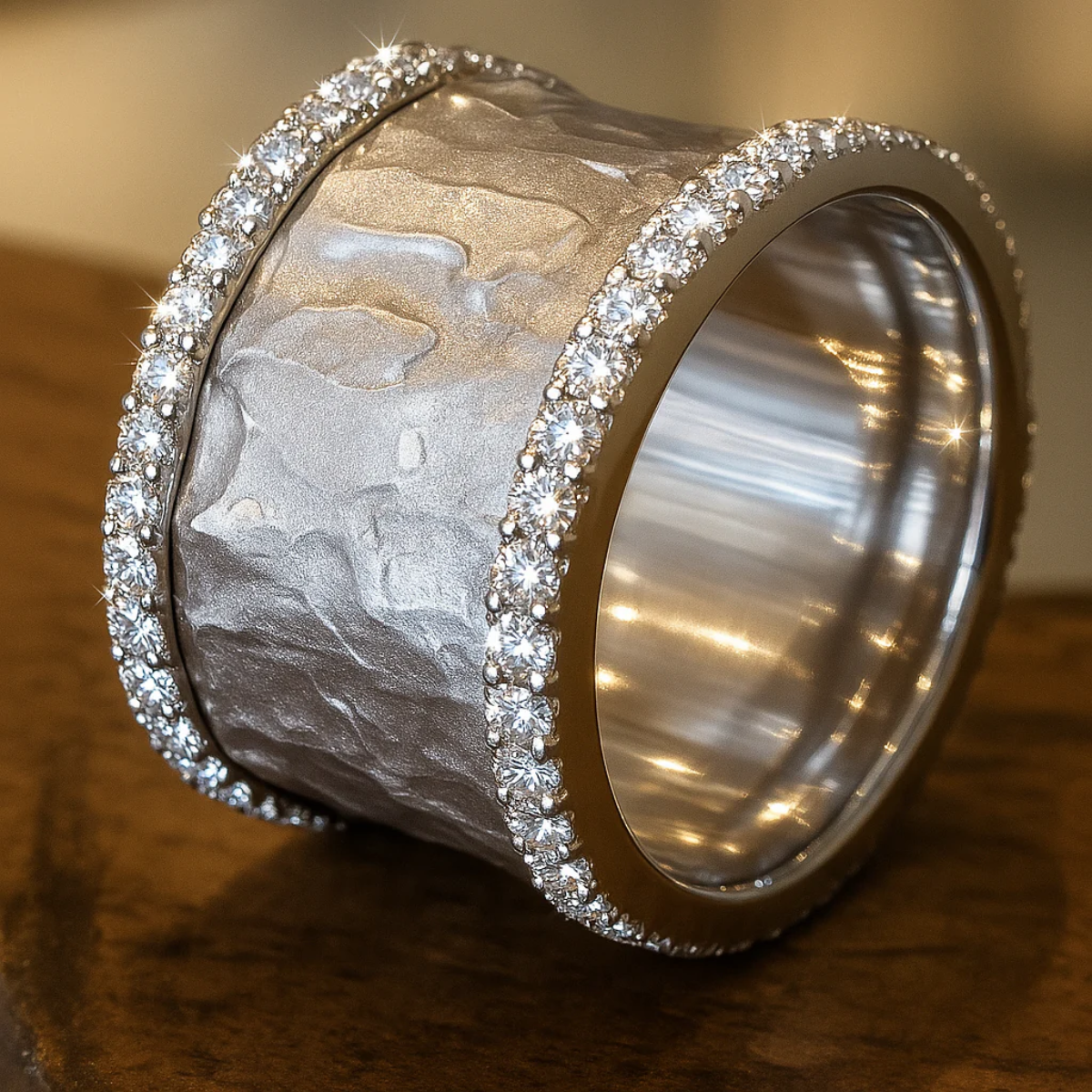 VINTAGE SILBERNE ZIRKONRING