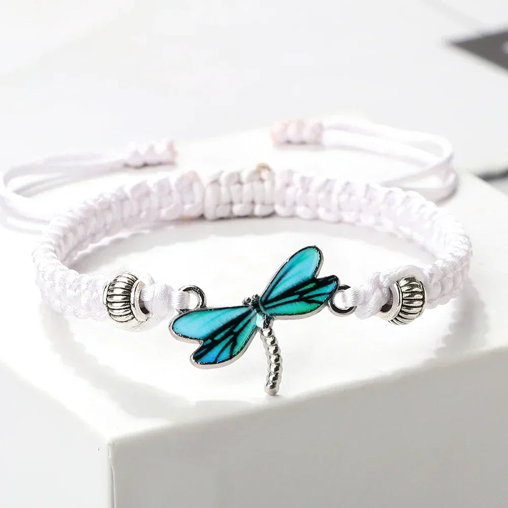 Libellen-Träume handgewebtes Armband