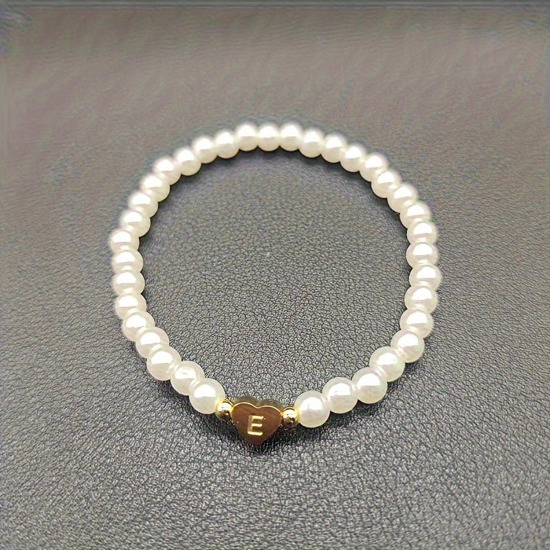 Chic A-Z Herz Initial Armband