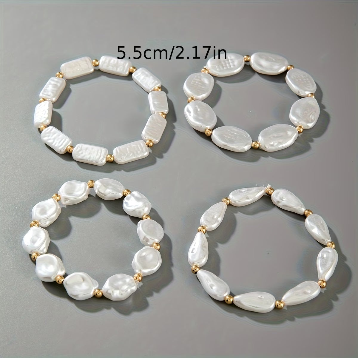 Perlen-Armband-Set aus 4