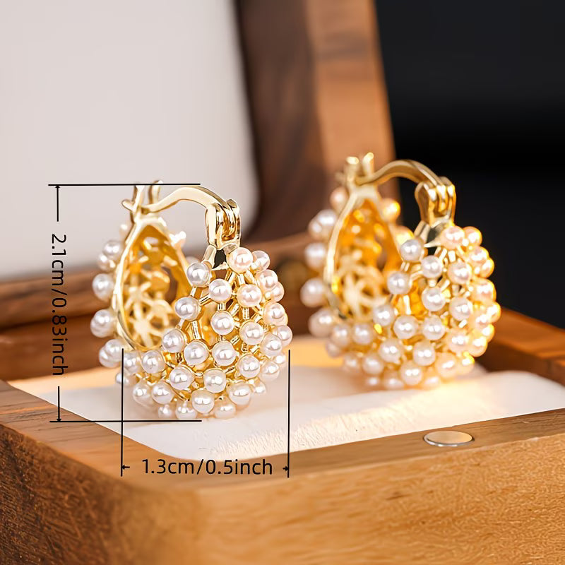 Chunky Perlen Creolen