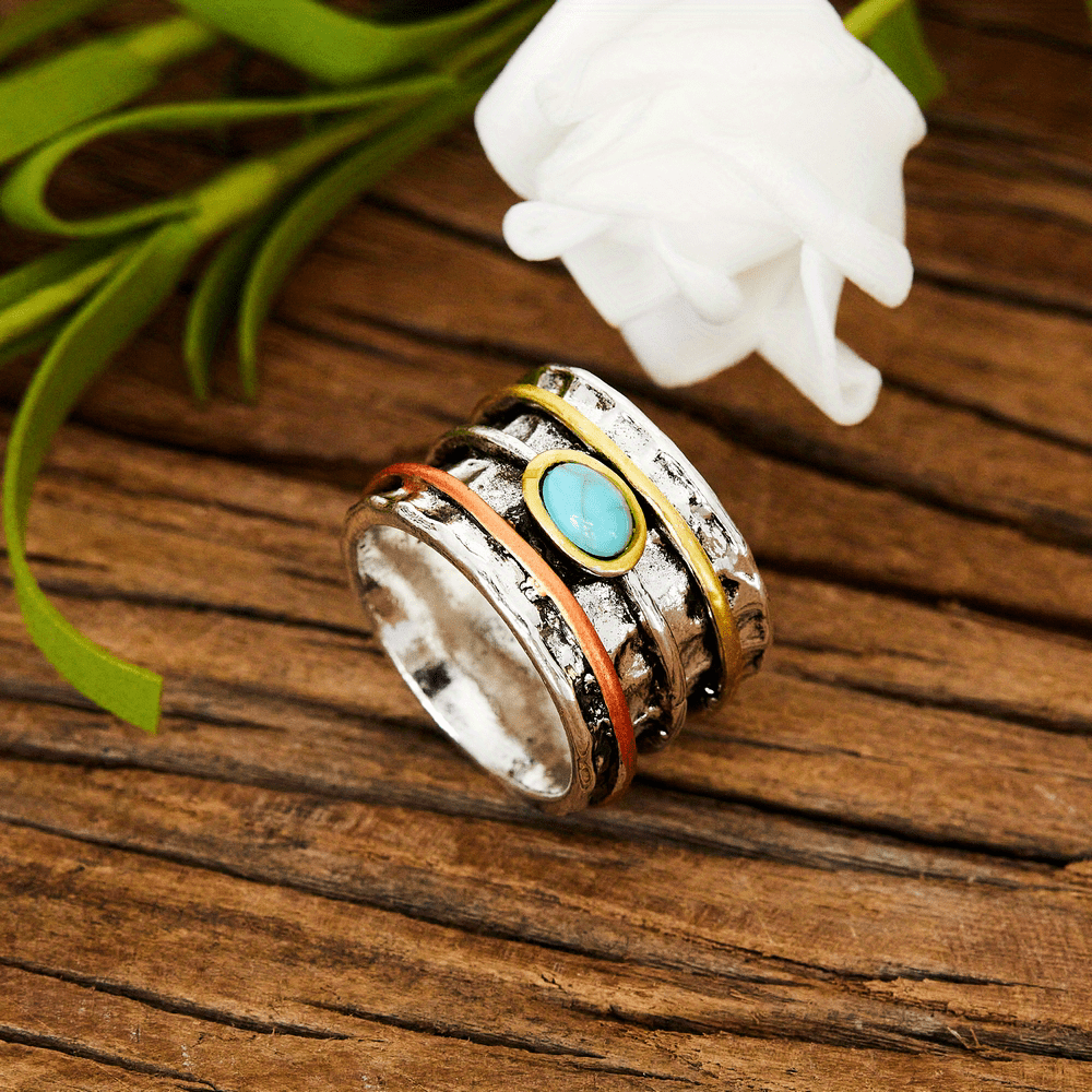 Boho Türkis Vintage Ring