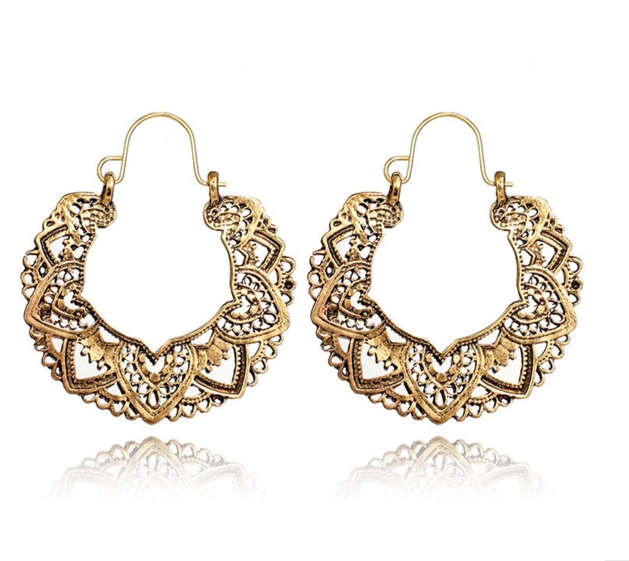 Boho Lotus Creolen