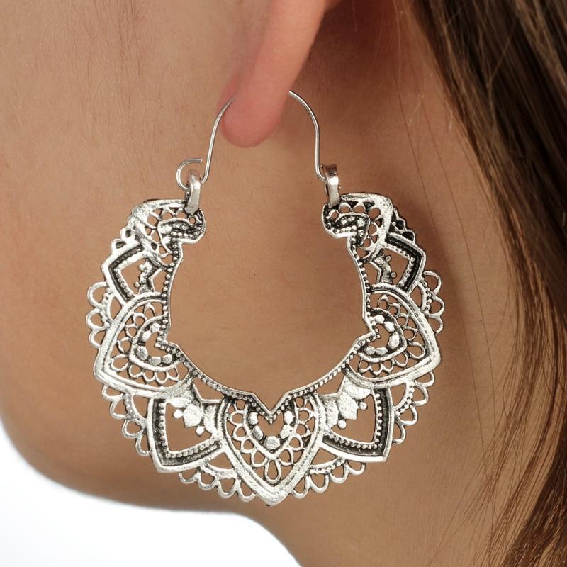 Boho Lotus Creolen