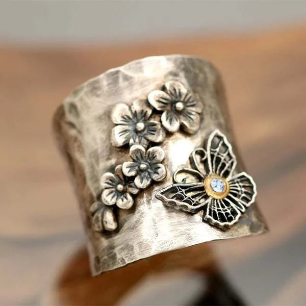 Bienenblumen-Schmetterlings-Breiter Ring