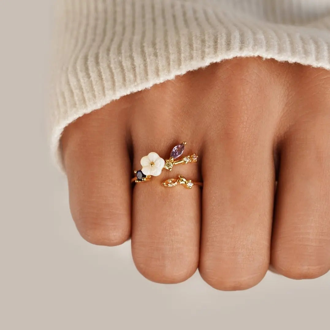 Joy - Gold Blossom Ringe