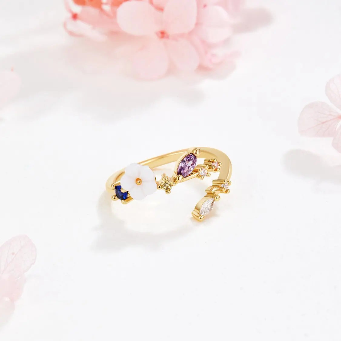 Joy - Gold Blossom Ringe