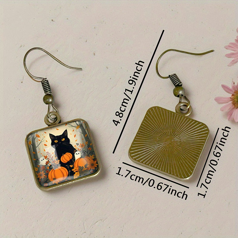 Einzigartige Katzen-Ohrringe für den Herbst