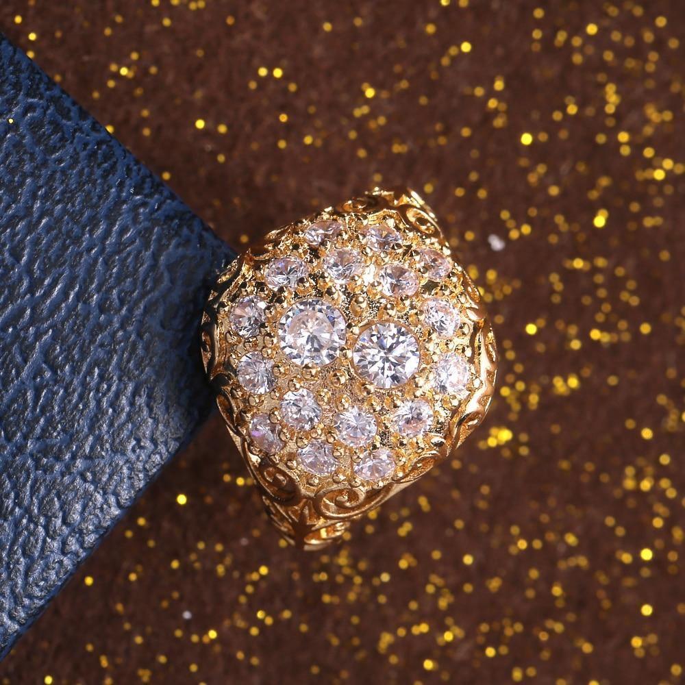 Eleganter Vintage Gold Diamantring