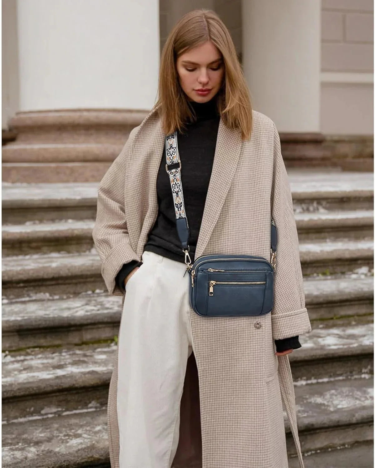 Nylah Crossbody with Colorful Straps