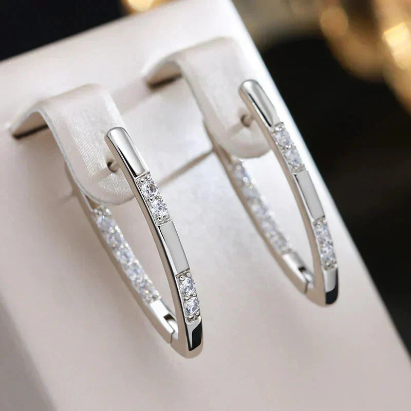Elegante Zirkonia Ohrringe