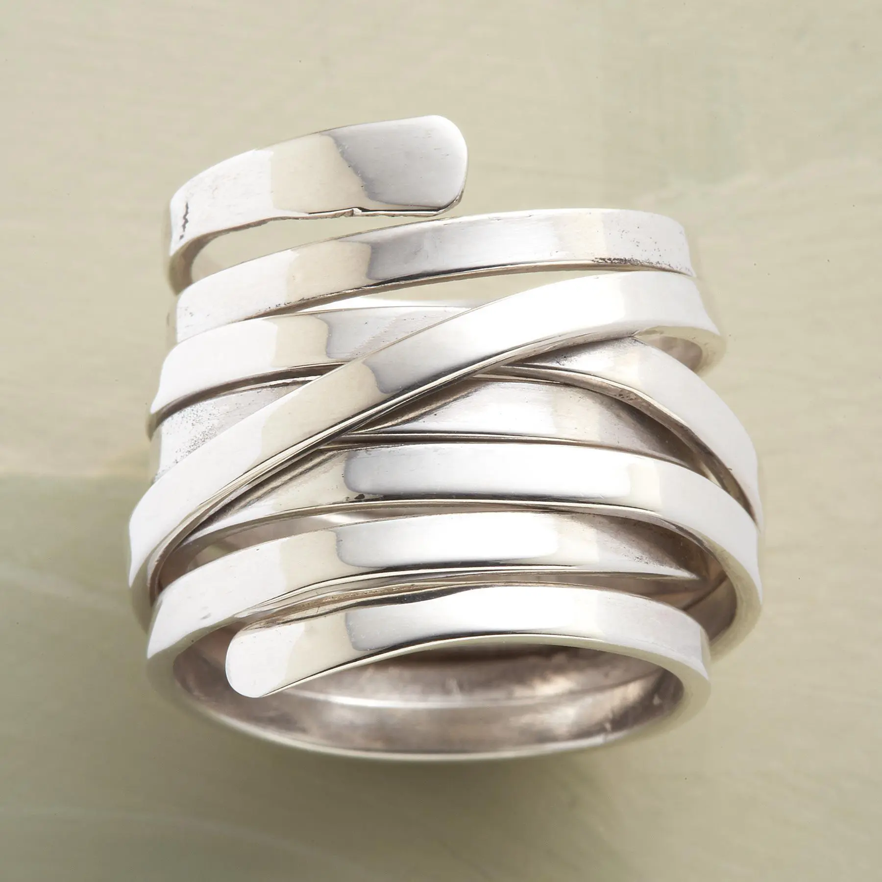 Bliss - Vintage Dicke Schicht Silberring