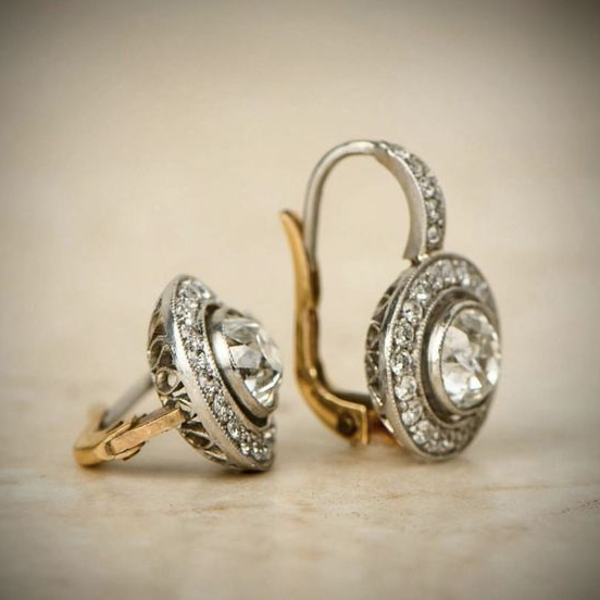 Charm - Vintage Silber Ohrringe