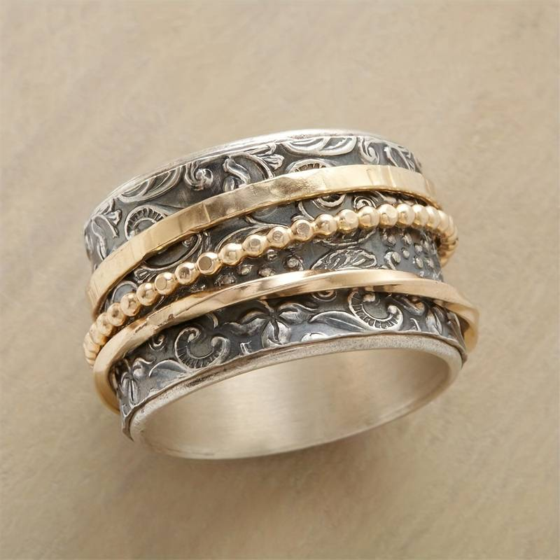 Radiance - Vintage Gold- und Silberring