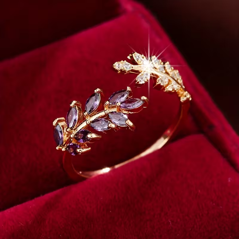 Klassischer Blatt-Ring